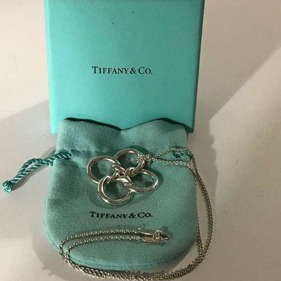 Tiffany & Co. Jewelry - Tiffany & Co. Large Quadrifolio Pendant with Chain
